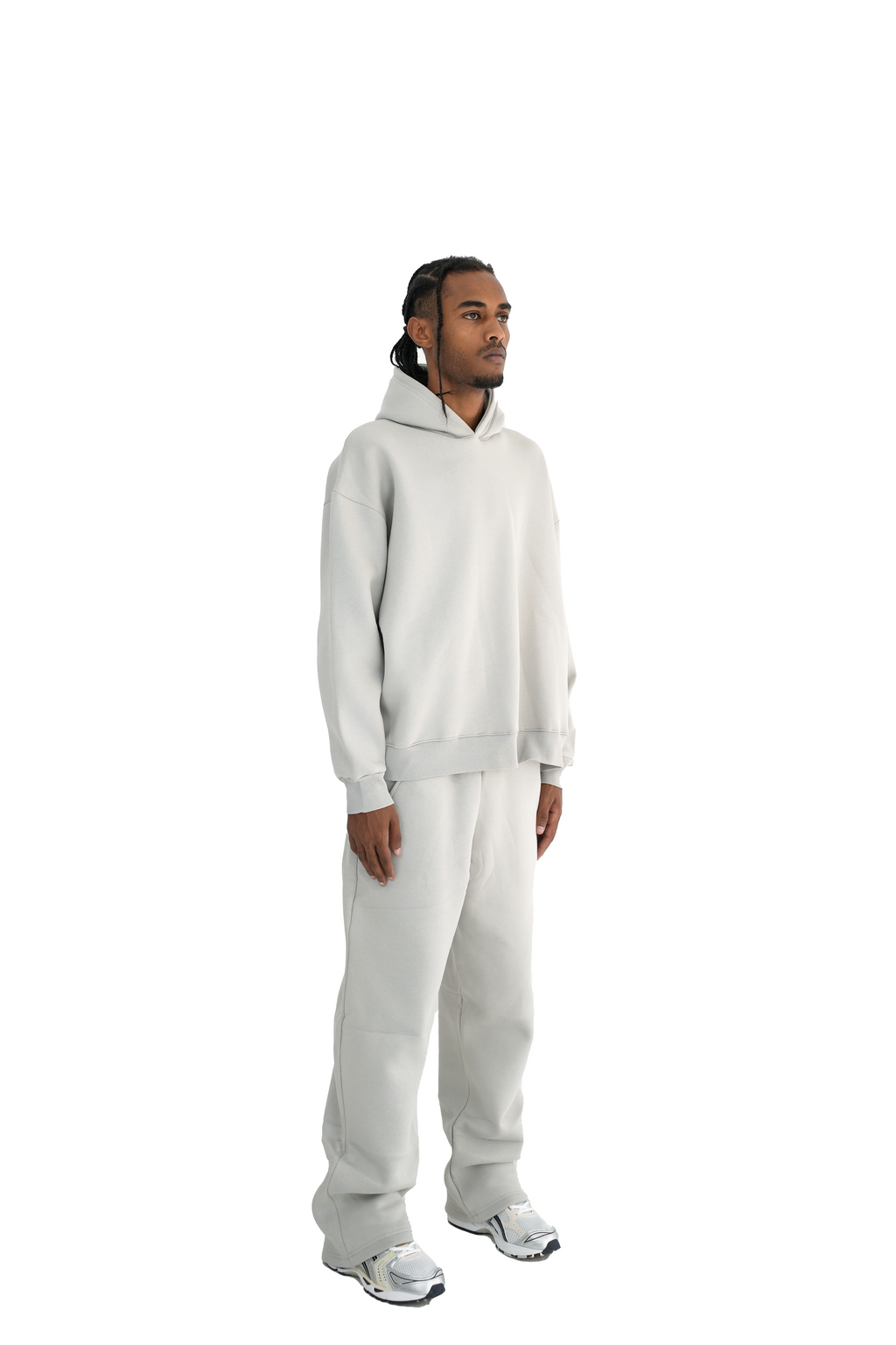 Blank Hoddie - Light Grey
