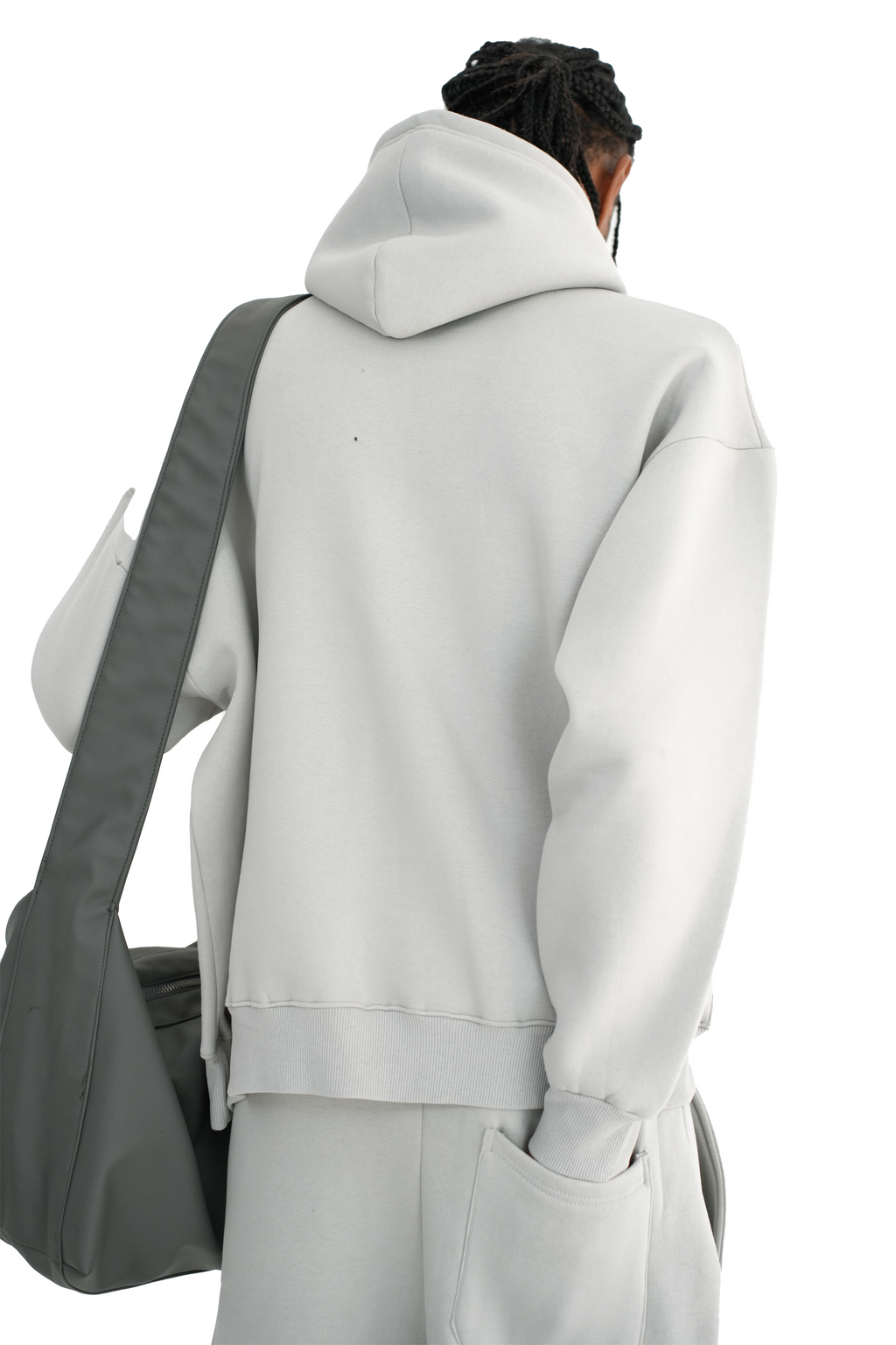 Blank Hoddie - Light Grey