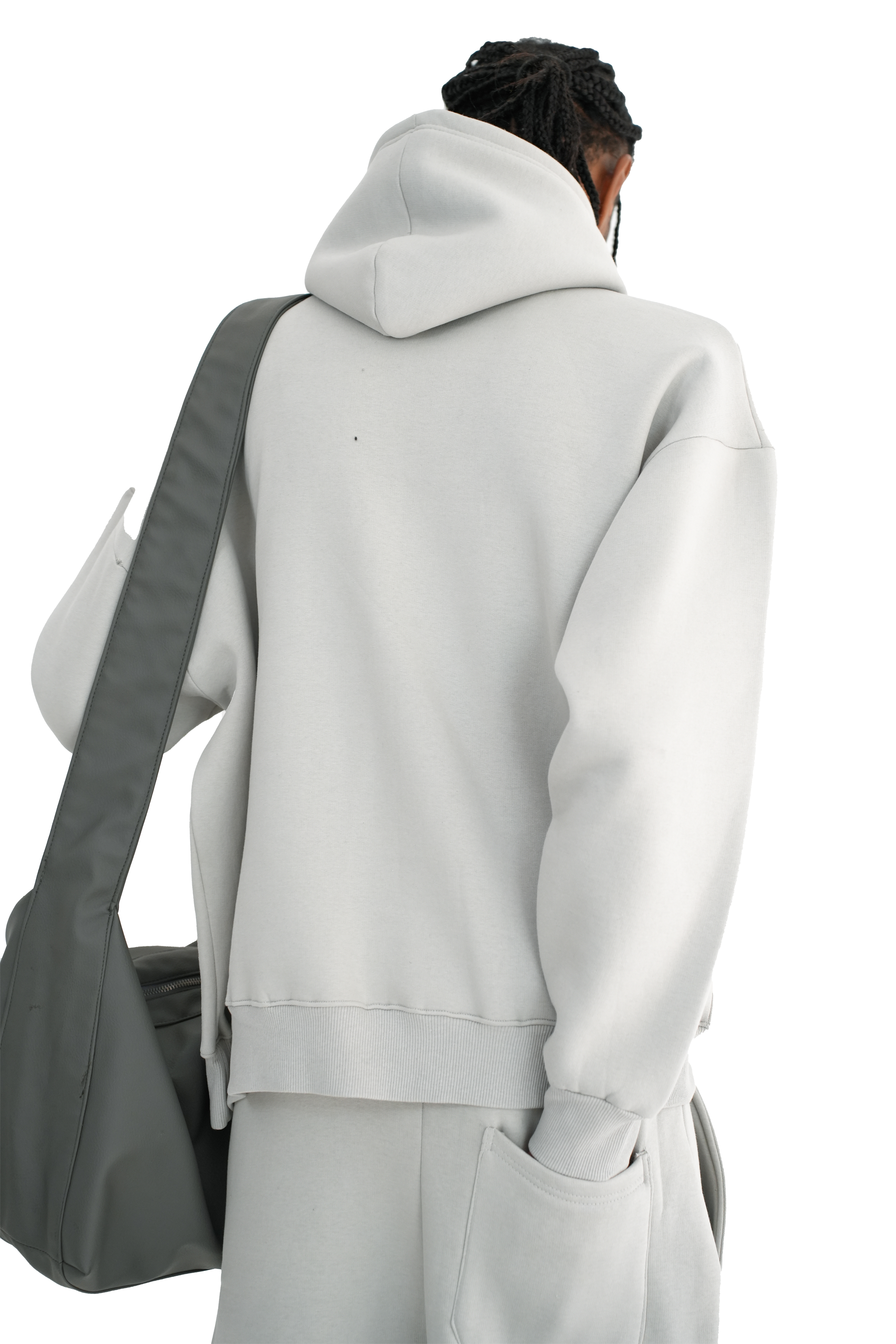 Blank Hoddie - Light Grey