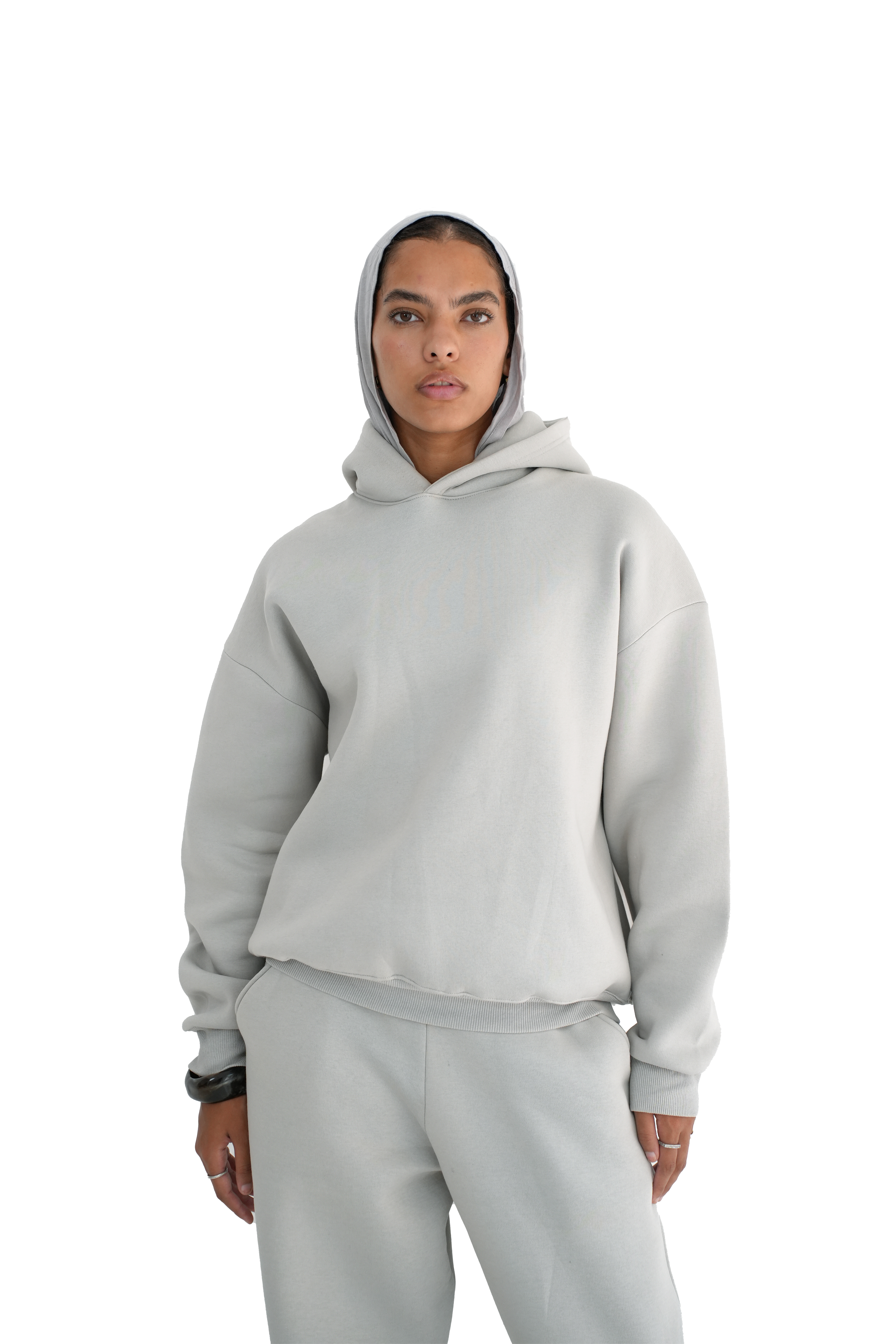 Blank Hoddie - Light Grey