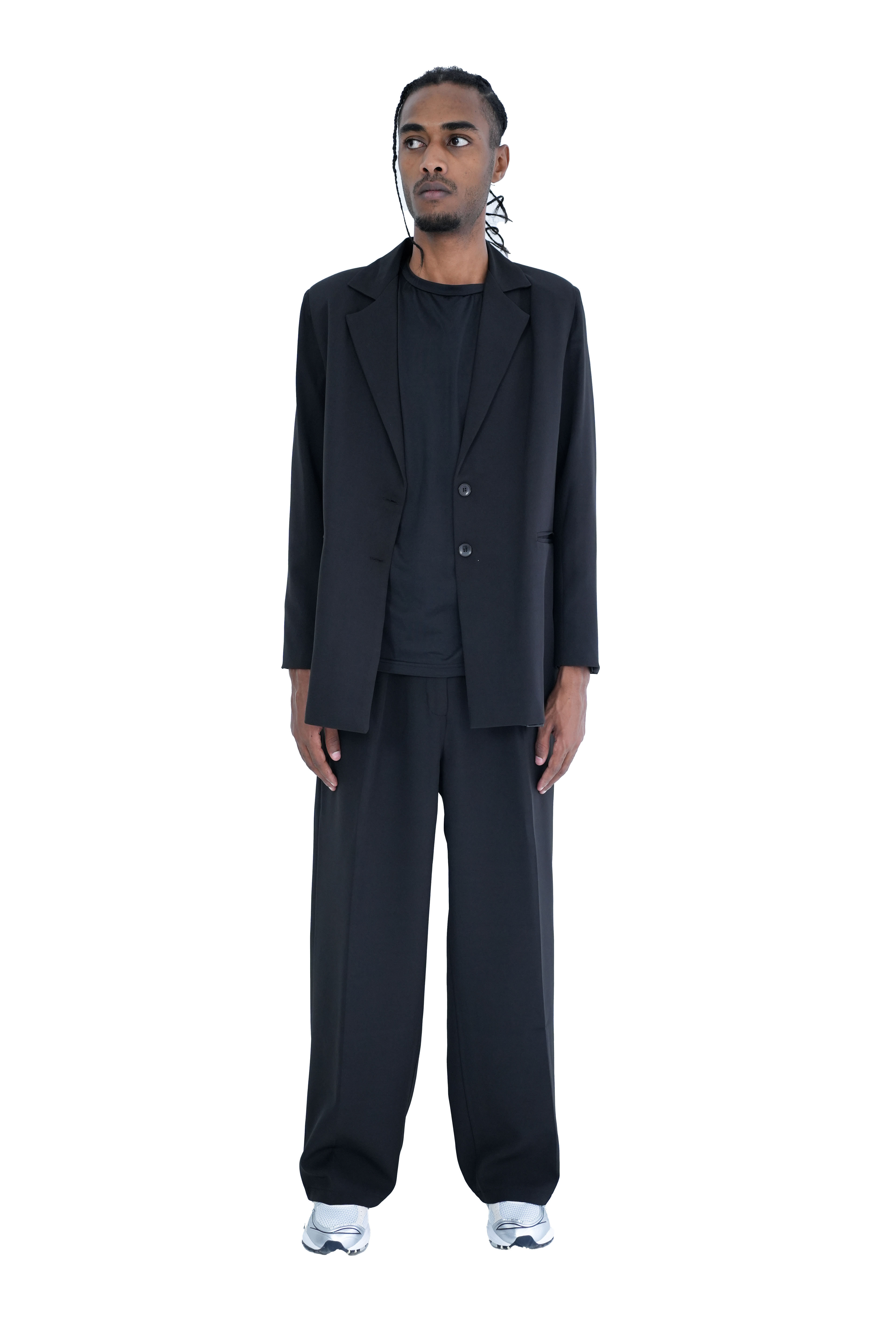 Pleated pants - Black