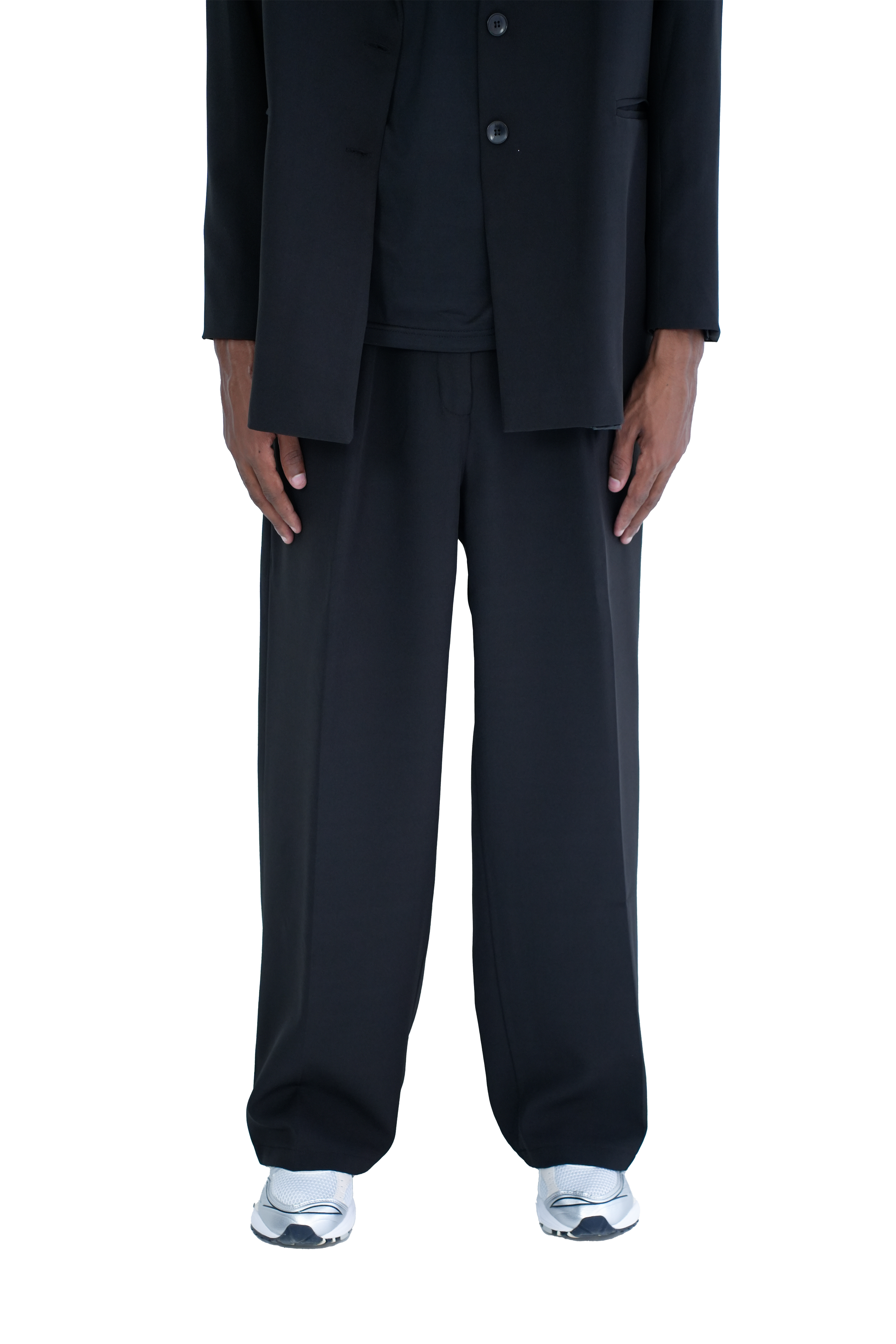 Pleated pants - Black