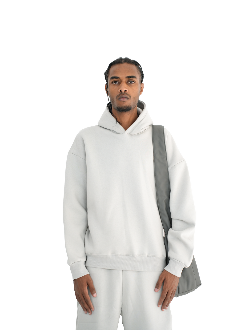Blank Hoddie - Light Grey